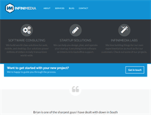 Tablet Screenshot of infinimedia.com